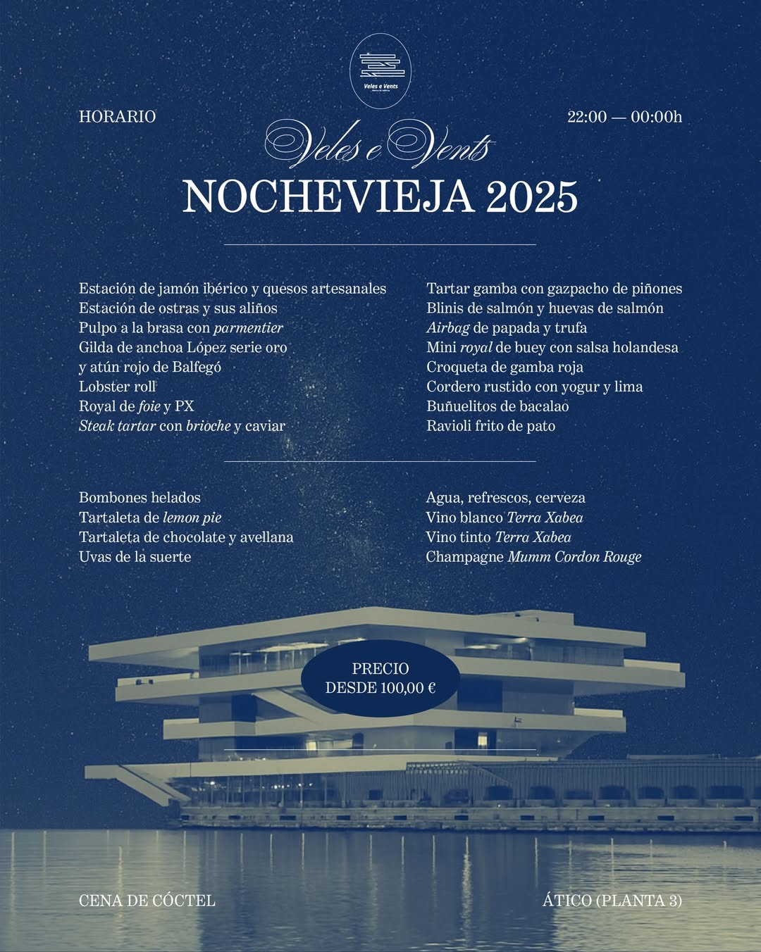 Nochevieja 2025 Atico Veles